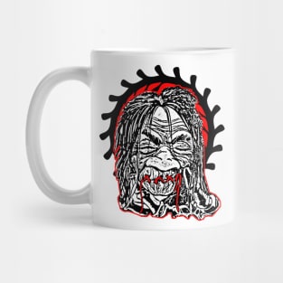 closed mouth monster halloween Mug